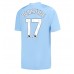 Manchester City Kevin De Bruyne #17 Voetbalkleding Thuisshirt 2023-24 Korte Mouwen
